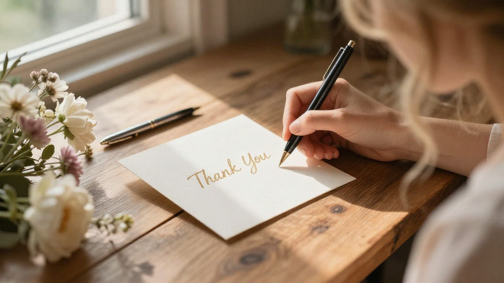 How to Write a Boutique Thank You Note
